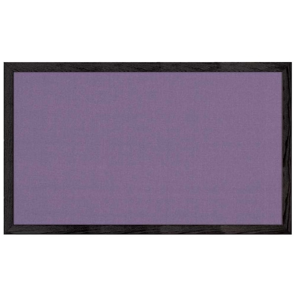 Combo Board, 18"x24", Satin Frame/Black Porcelain & Rubber